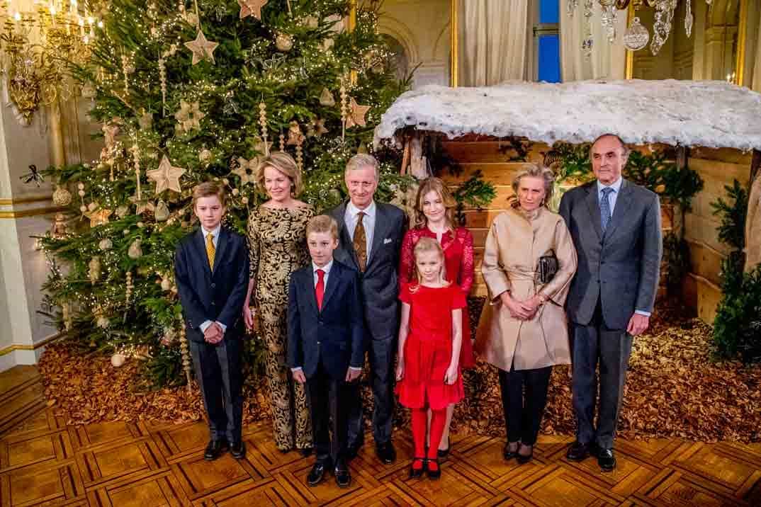 familia real belga en el concierto de navidad