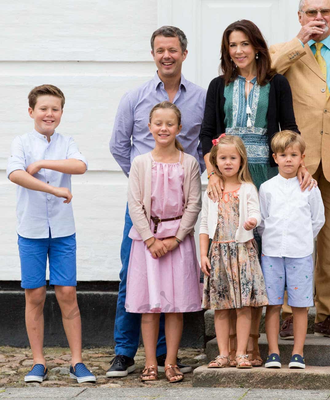 familia real danesa y su posado de cada verano