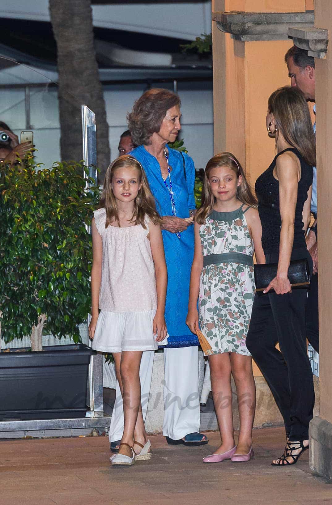 Familia Real en Mallorca: Princesa Leonor, Reina Sofía, Infanta Sofía, Reina Letizia