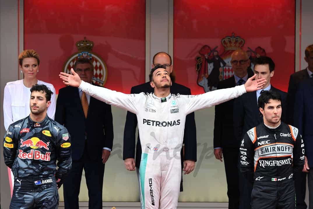 Lewis Hamilton vencedor del Gran Premio de F1 de Mónaco