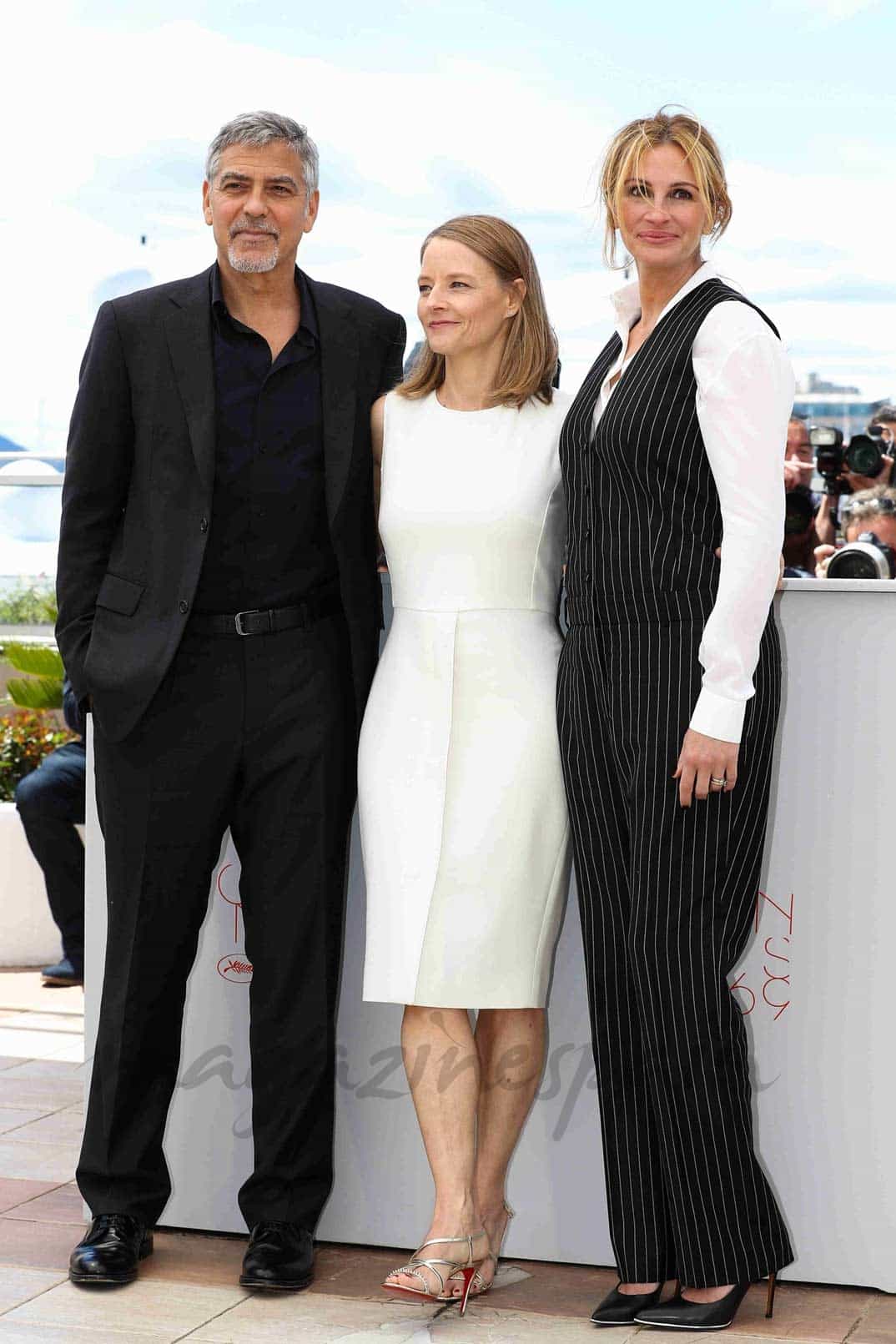 george-clooney-jodie-foster-y-julia-roberts presentan en cannes money monster