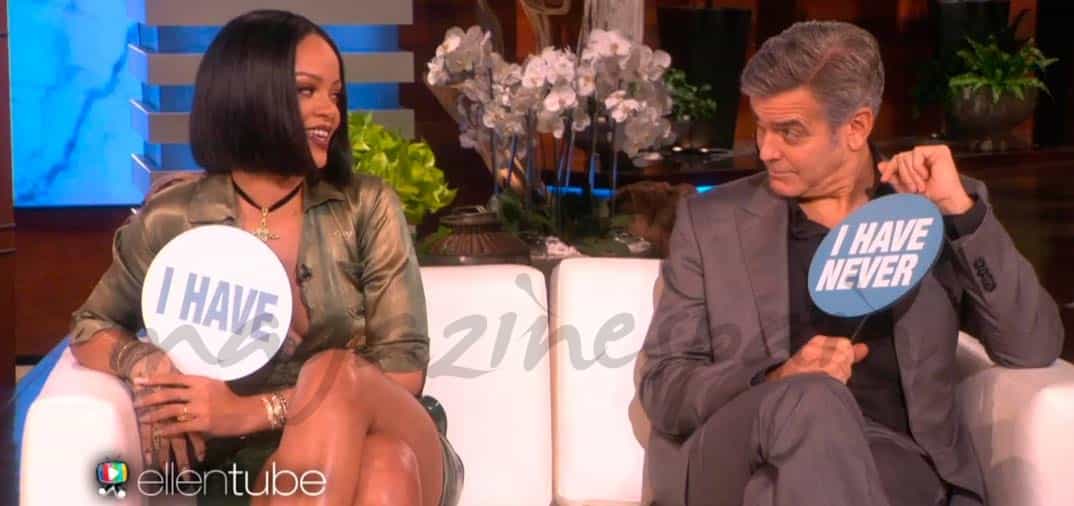 george-clooney-y-rihanna se divierten el television