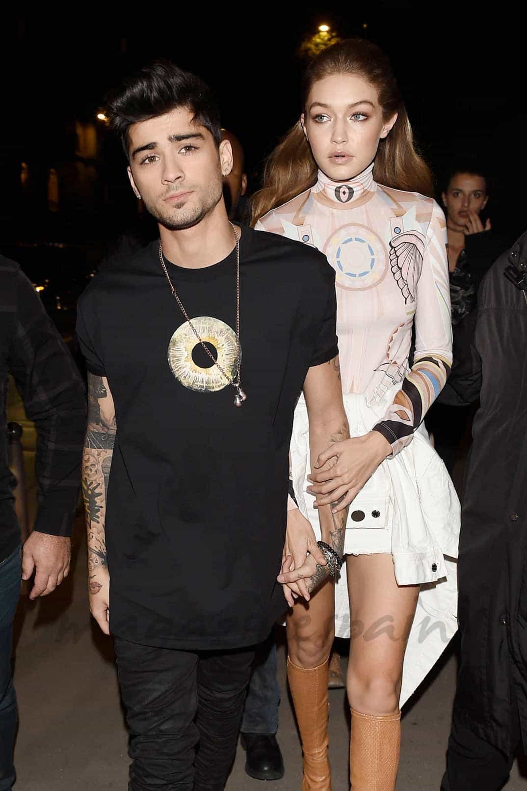 gigi hadid y zayn malik