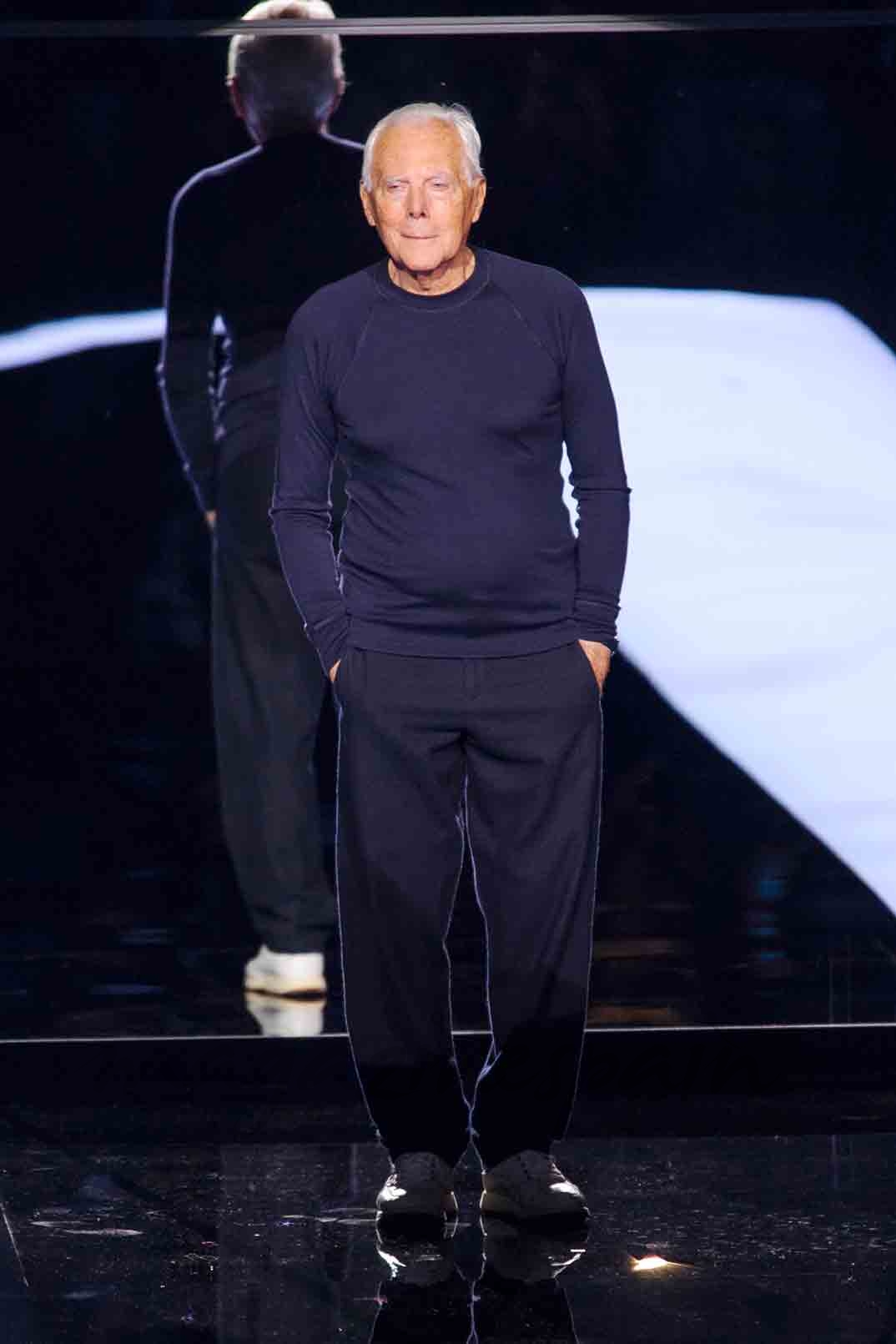 giorgio armani milan fashion week otoño invierno