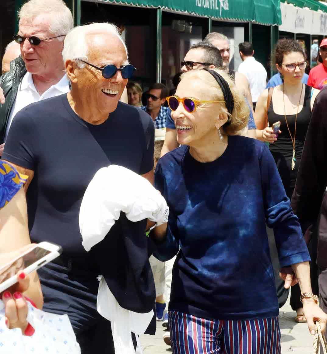 giorgio-armani-y-franca-sozziani vacaciones en portofino