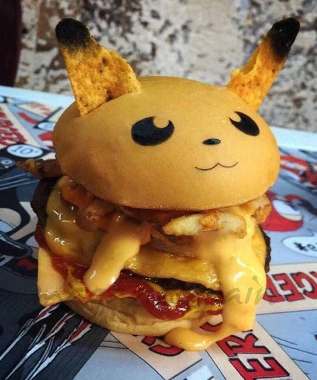 hamburguesa pokemon