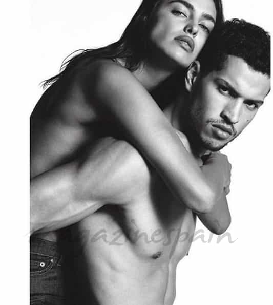 irina shayk desnuda para givenchy