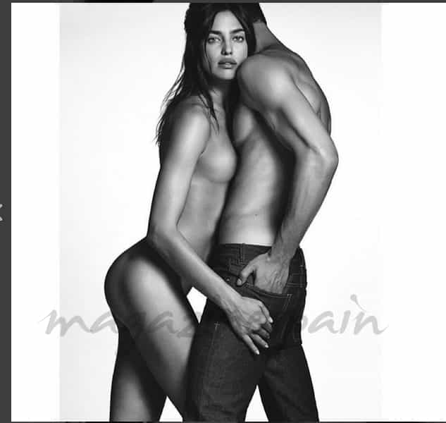 irina shayk desnuda para givenchy