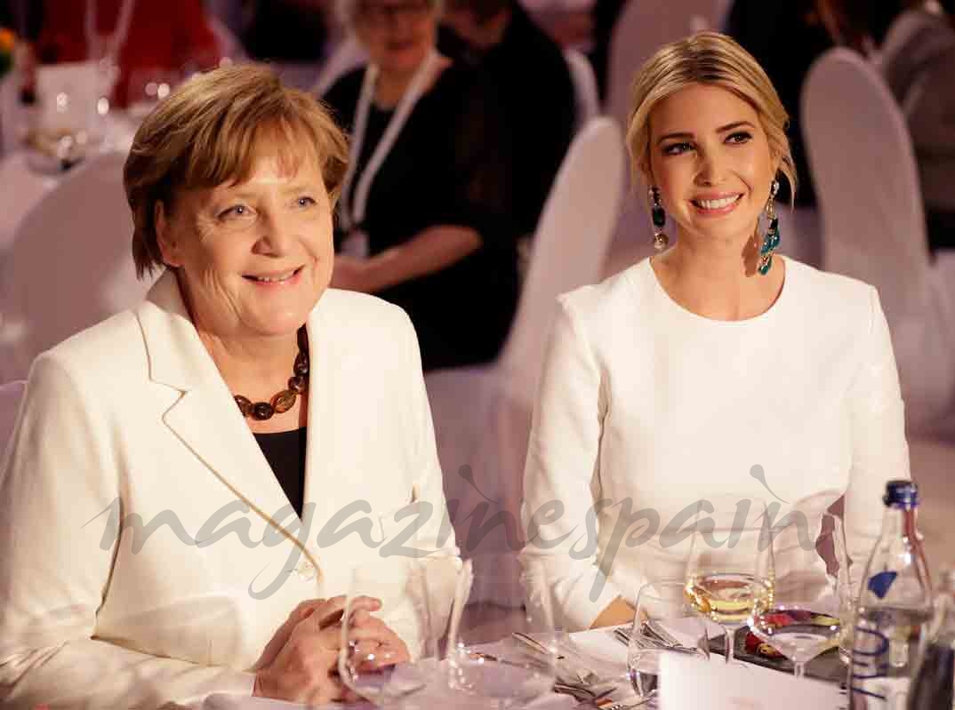 ivanka trump y angela merkel