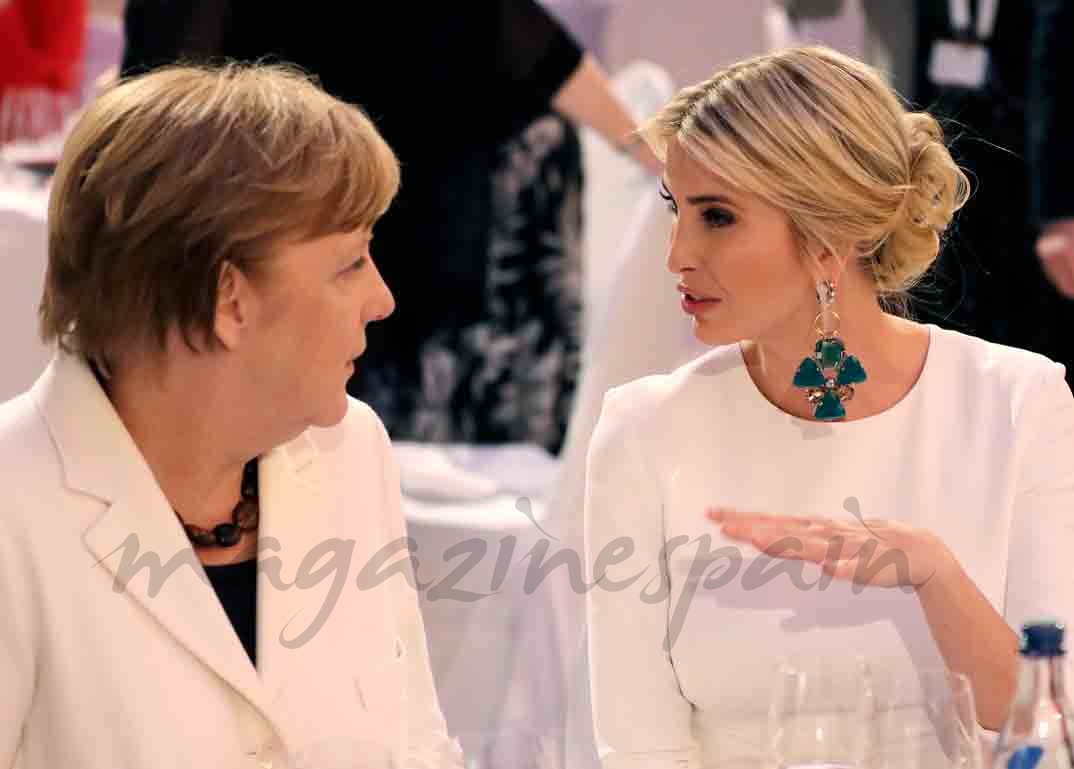 ivanka trump y angela merkel