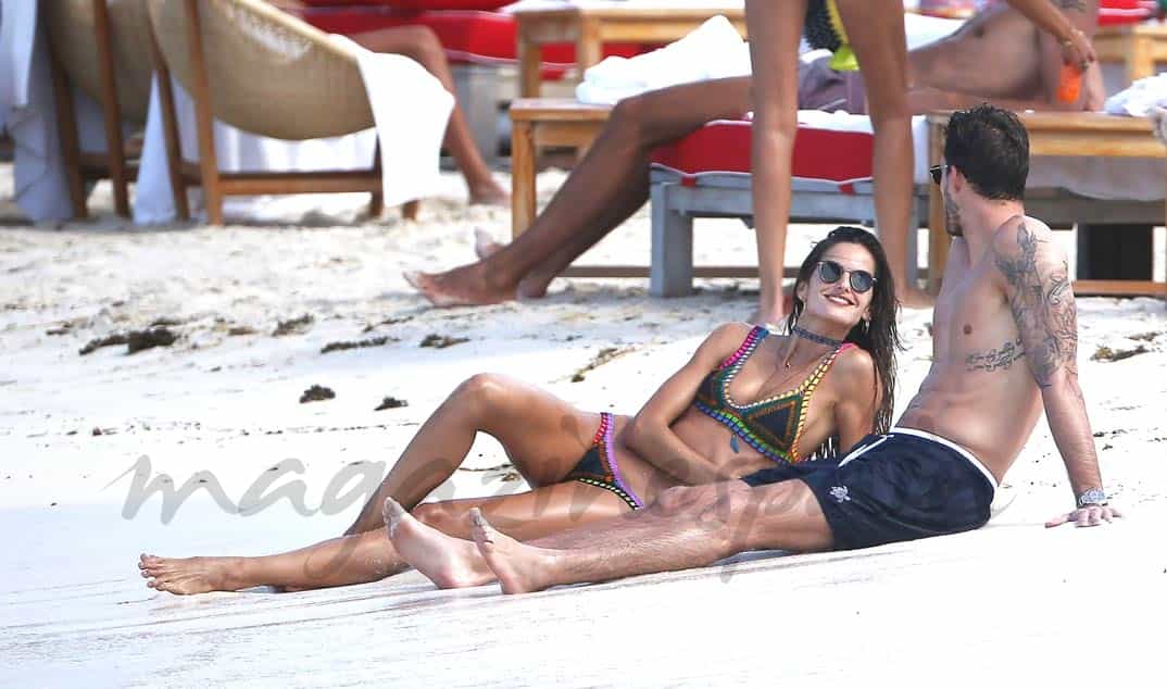 izabel-goulart-y-kevin-trapp vacaciones en el caribe