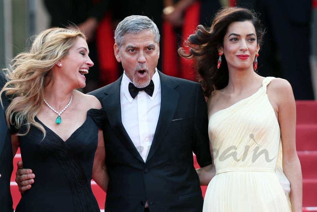 julia-roberts-george-clooney-y-amal en el festival de cine de cannes