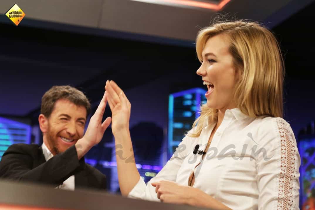 Karlie Kloss y Pablo Motos "El Hormiguero"