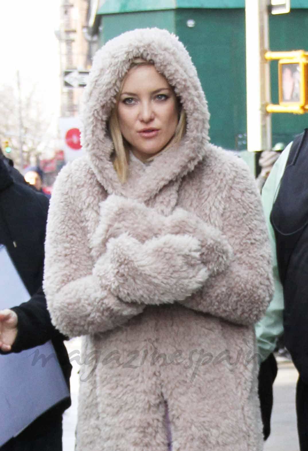 kate hudson pasa frio en new york