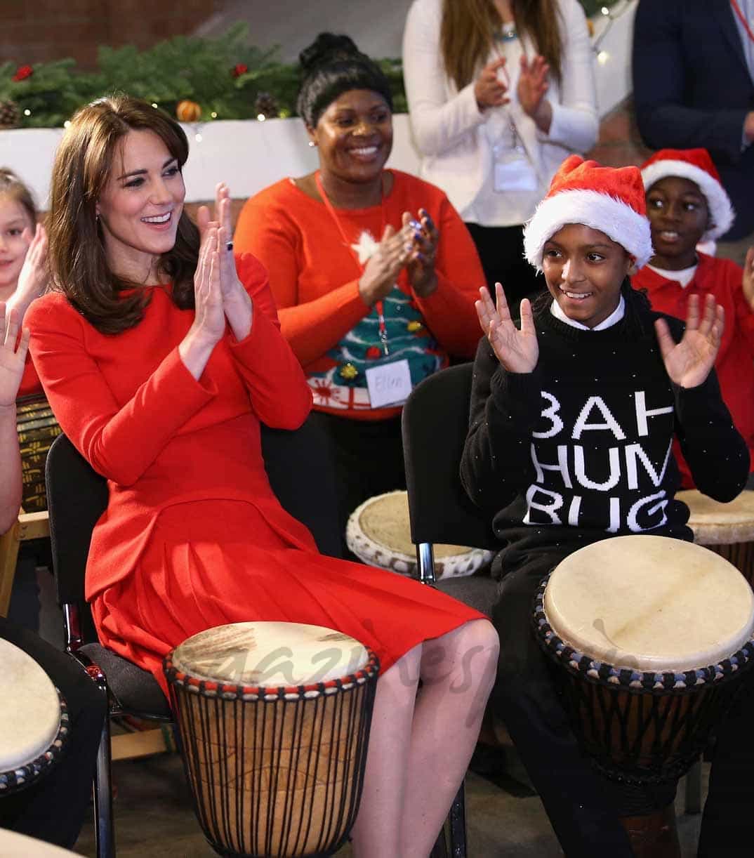 kate-middleton visita un colegio en navidad