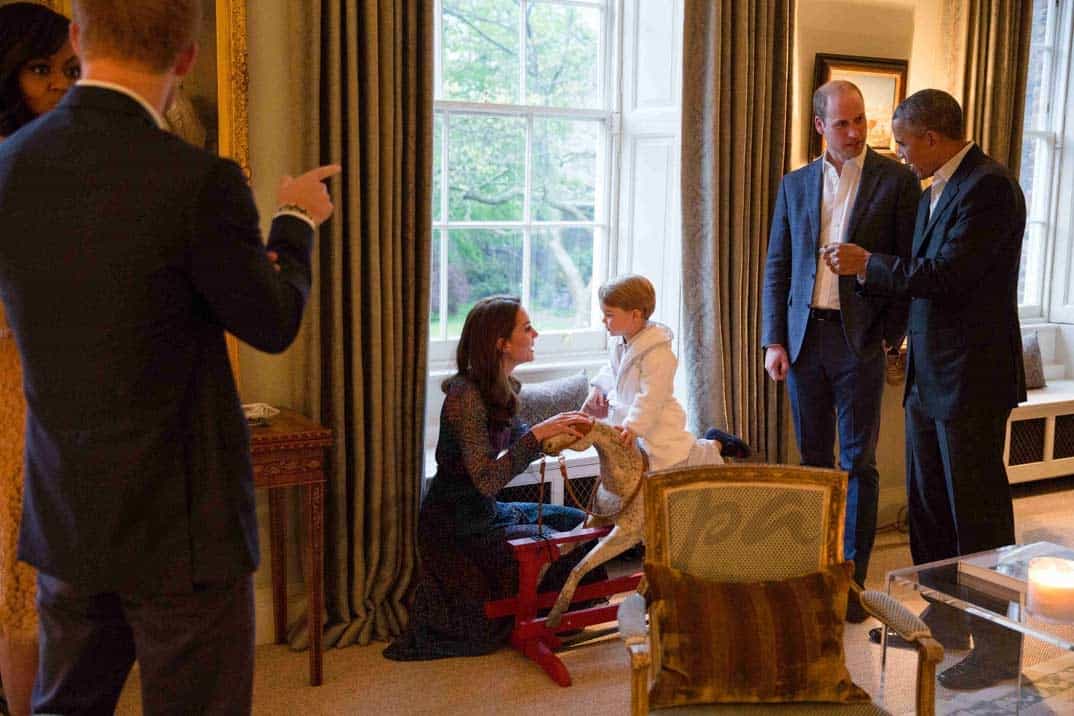 kate-middleton-principe-george, barack obama