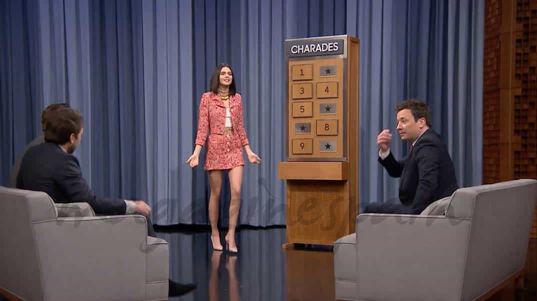 kendall jenner con jimmy fallon