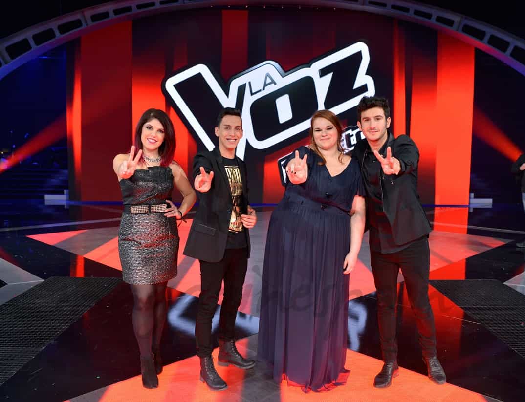 Los finalistas de "La Voz 4" © Telecinco