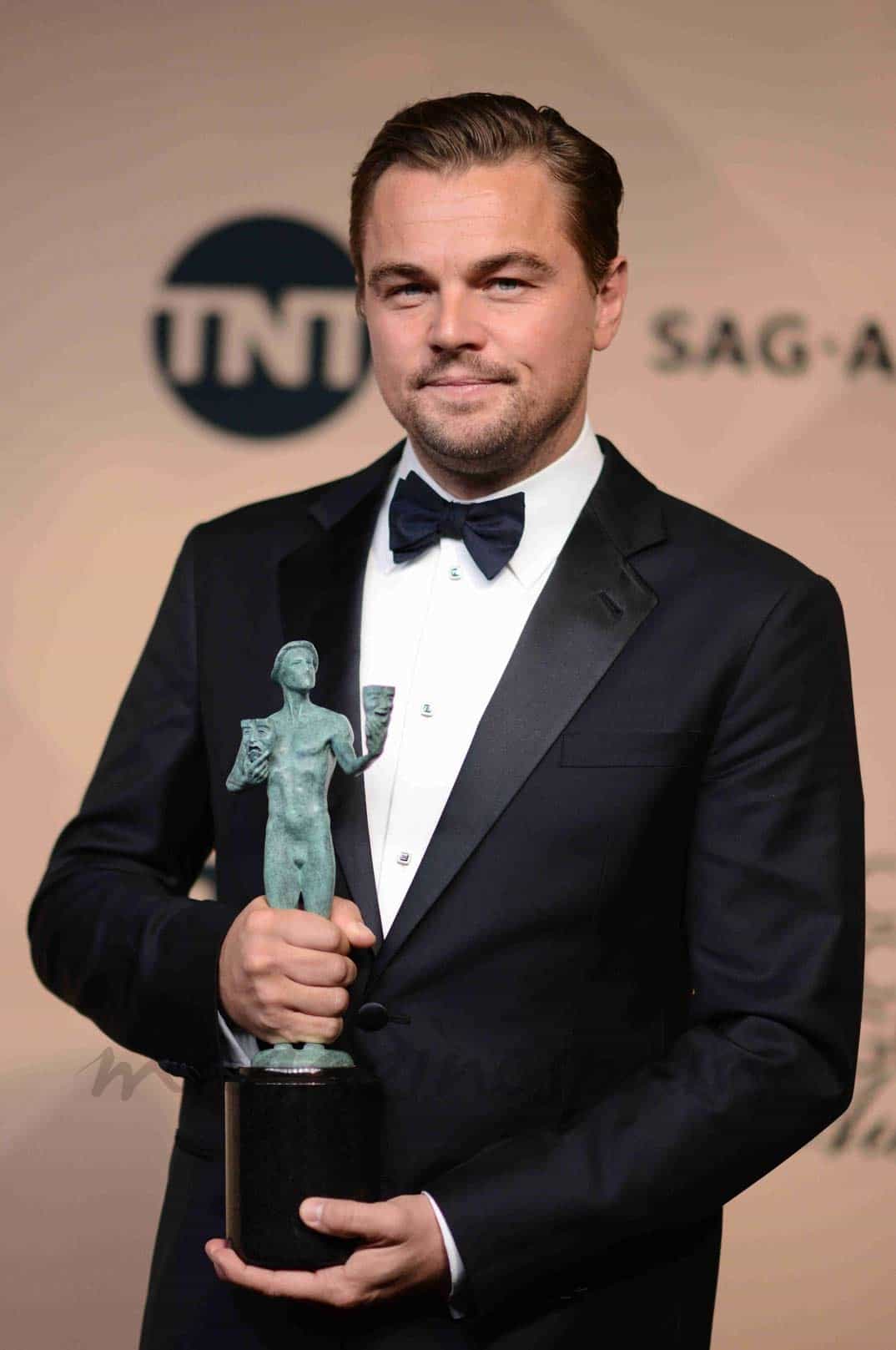 leonardo dicaprio premio mejor actor por la asociacion de actores