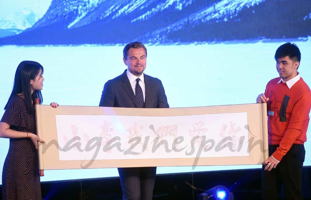 leonardo-dicaprio-en-china presenta the revenant