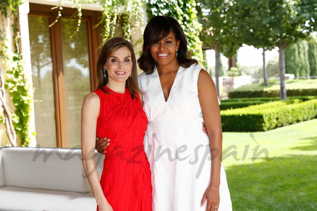 Michelle Obama y la reina Letizia