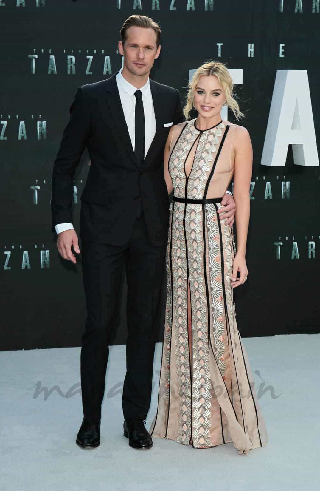 margot-robbie-y-alexander-skarsgard protagonizan la leyenda de tarzan