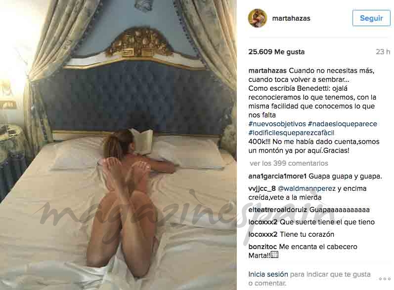 marta hazas desnuda en instagram
