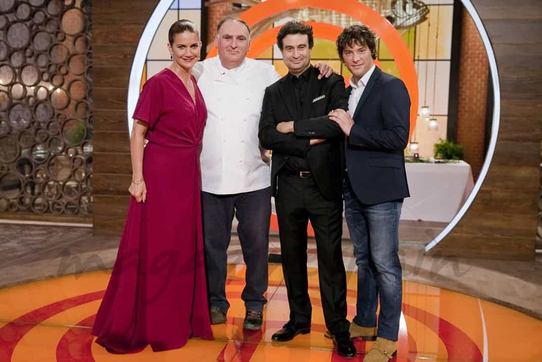 Samatha Vallejo Nájera, José Andrés, Pepe y Jordi - Jurado MasterChef Celebrity Final - © RTVE