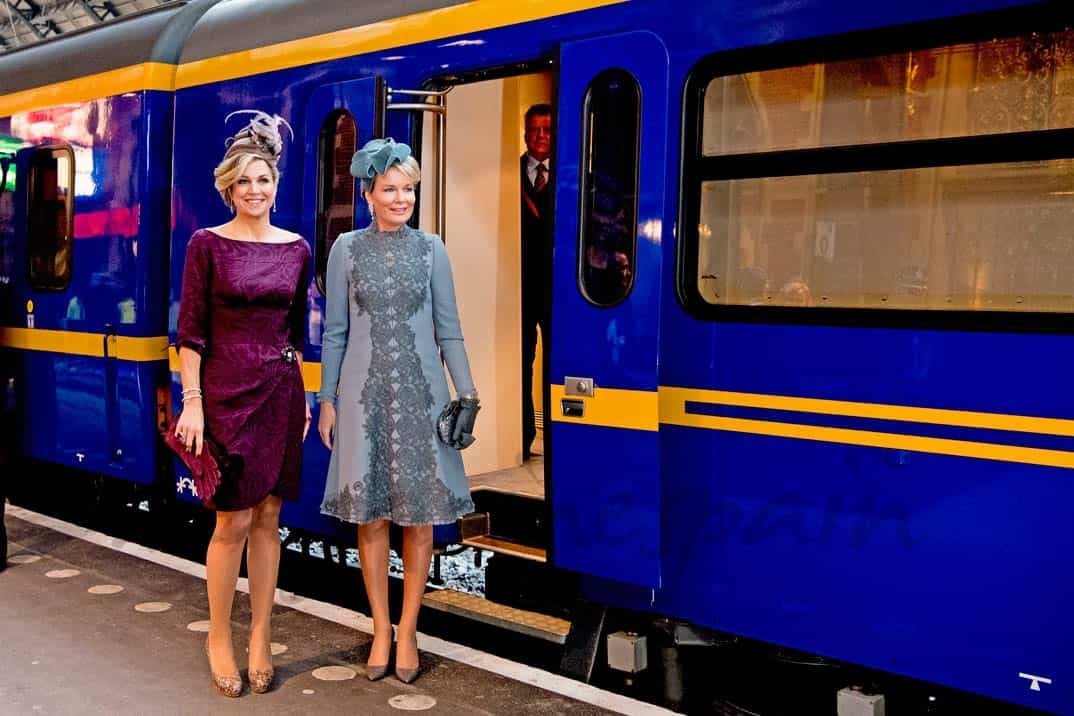 Reina Máxima de Holanda y reina Matilde de Bélgica