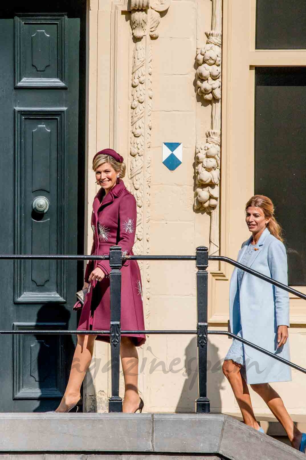 maxima de holanda y juliana awada elegantes damas argentinas