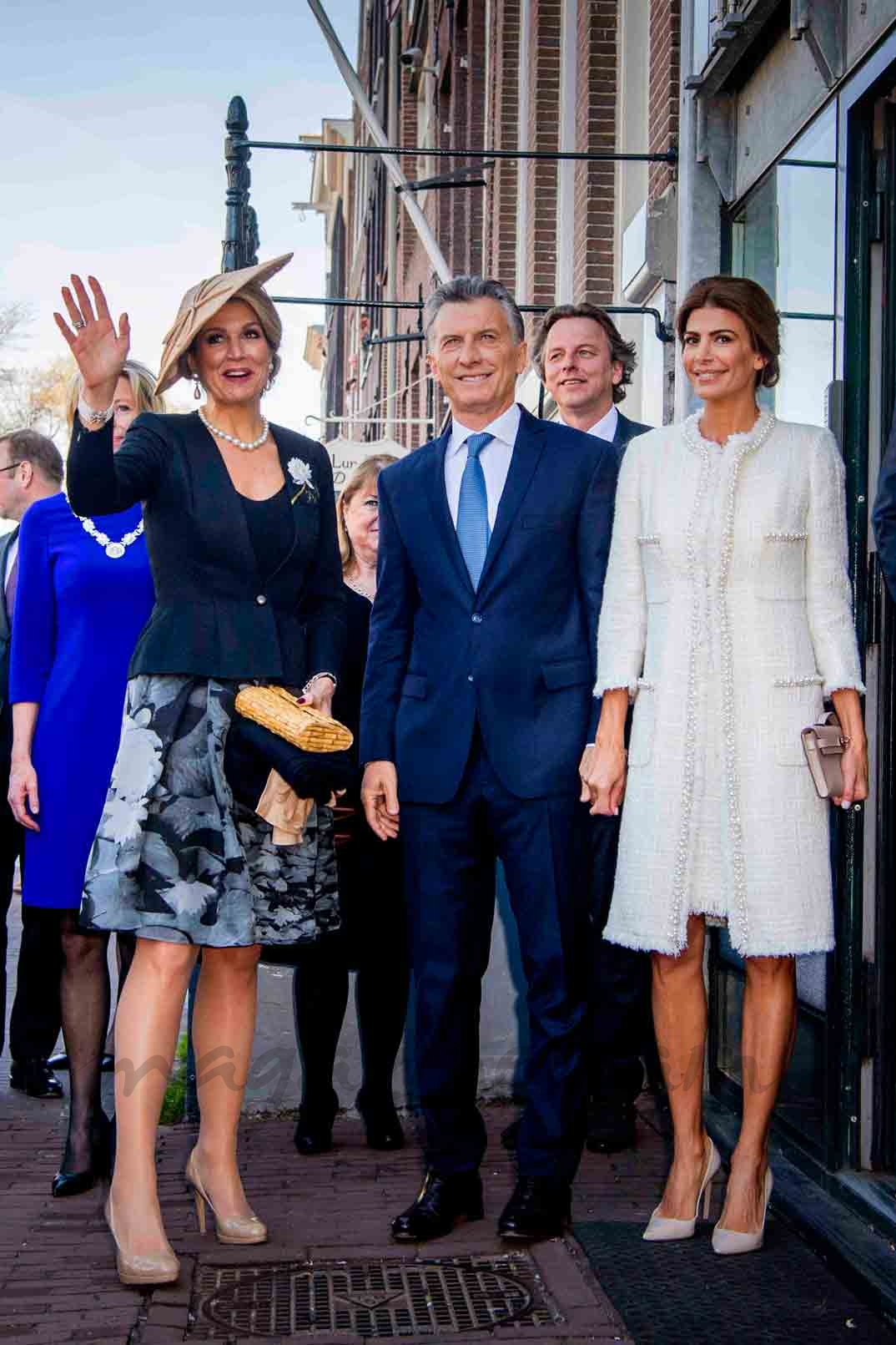 maxima de holanda y presidente argentino