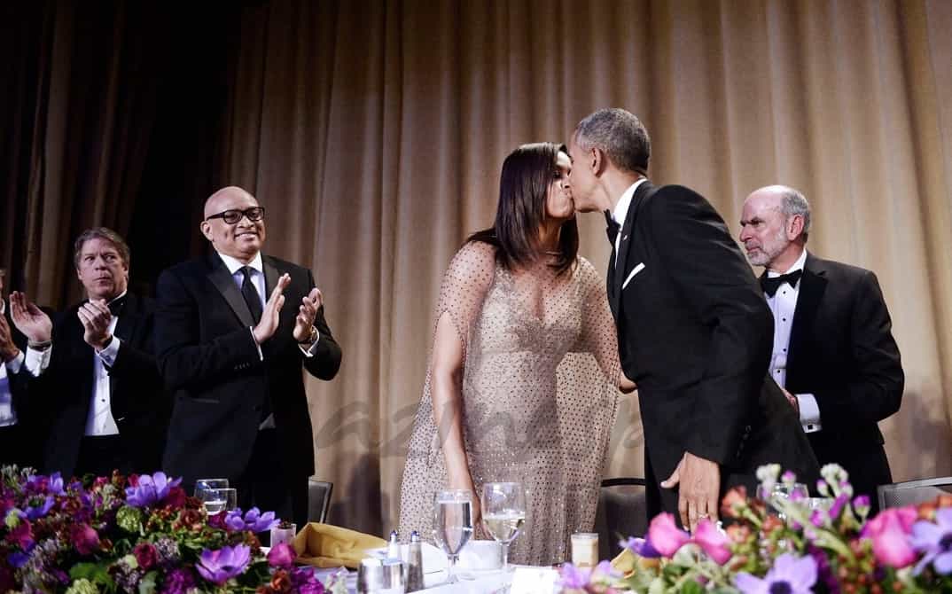 Michelle Obama y Barack Obama - Cena Corresponsales Casa Blanca