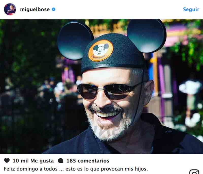 miguel bose en disneyland con sus hijos