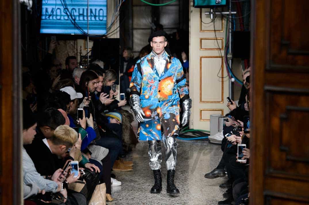 moschino milan fashion men otoño invierno 2017-2018