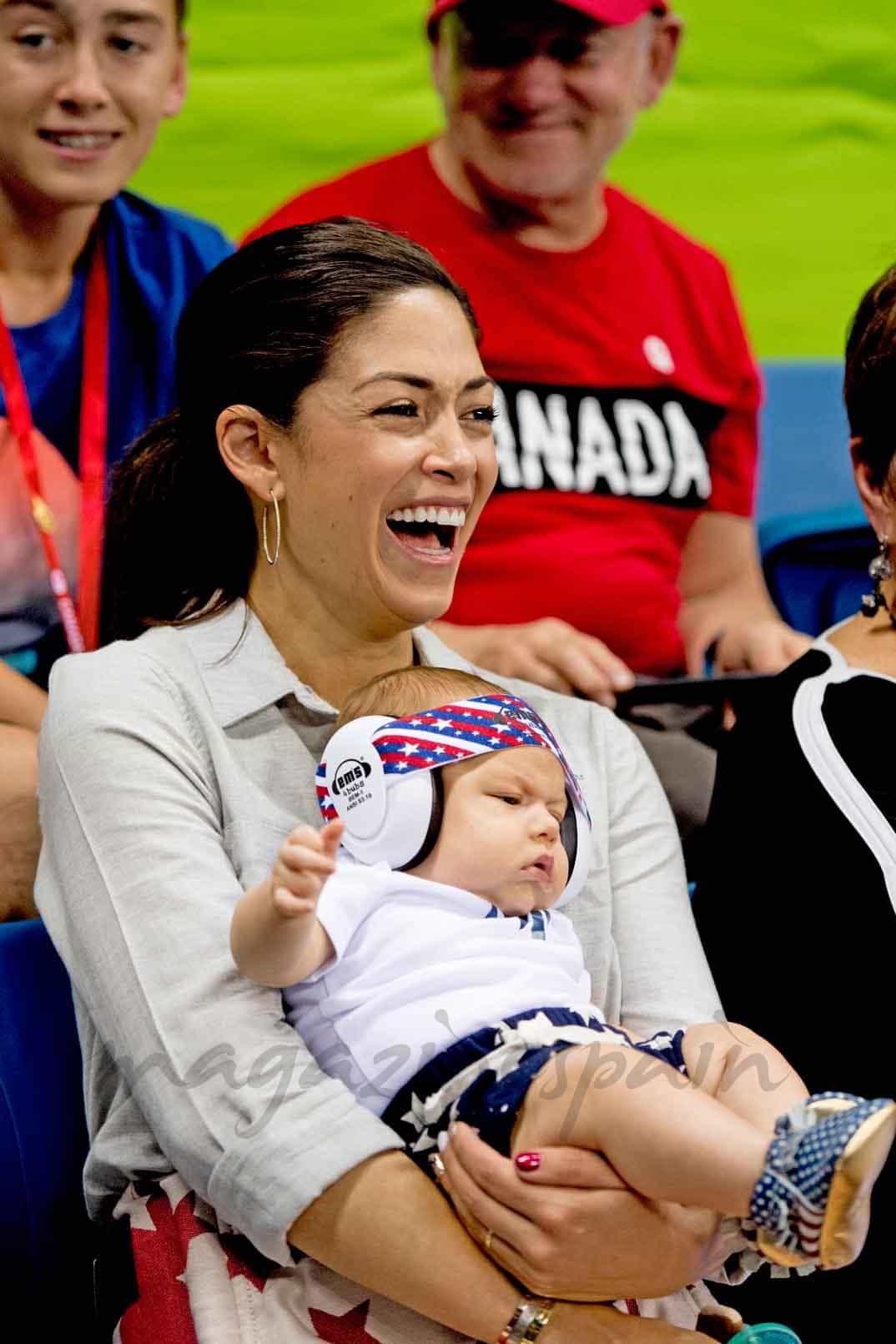 nicole-johnson y michael phelps en los juegos de rio