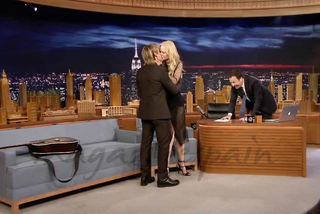 nicole kidman y keith urban de divierten en el show de jimmy fallon