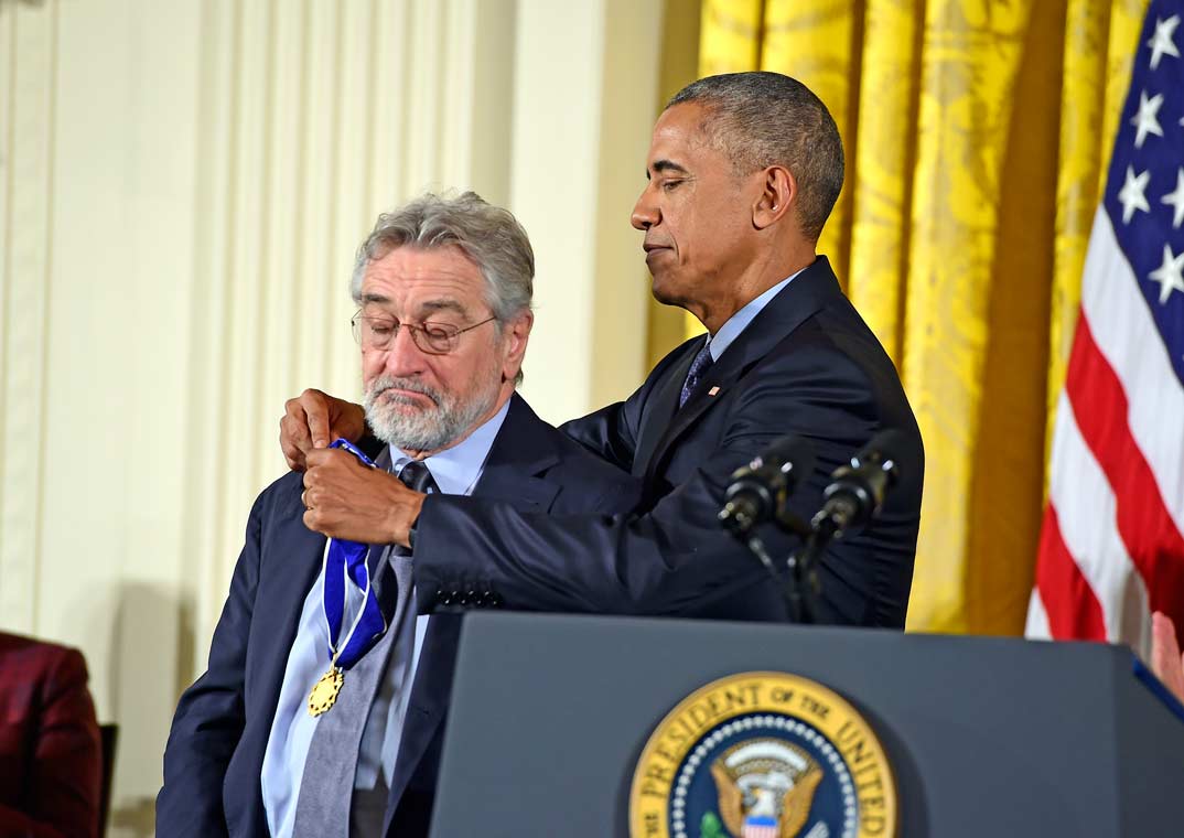 robert de niro medalla a la libertad