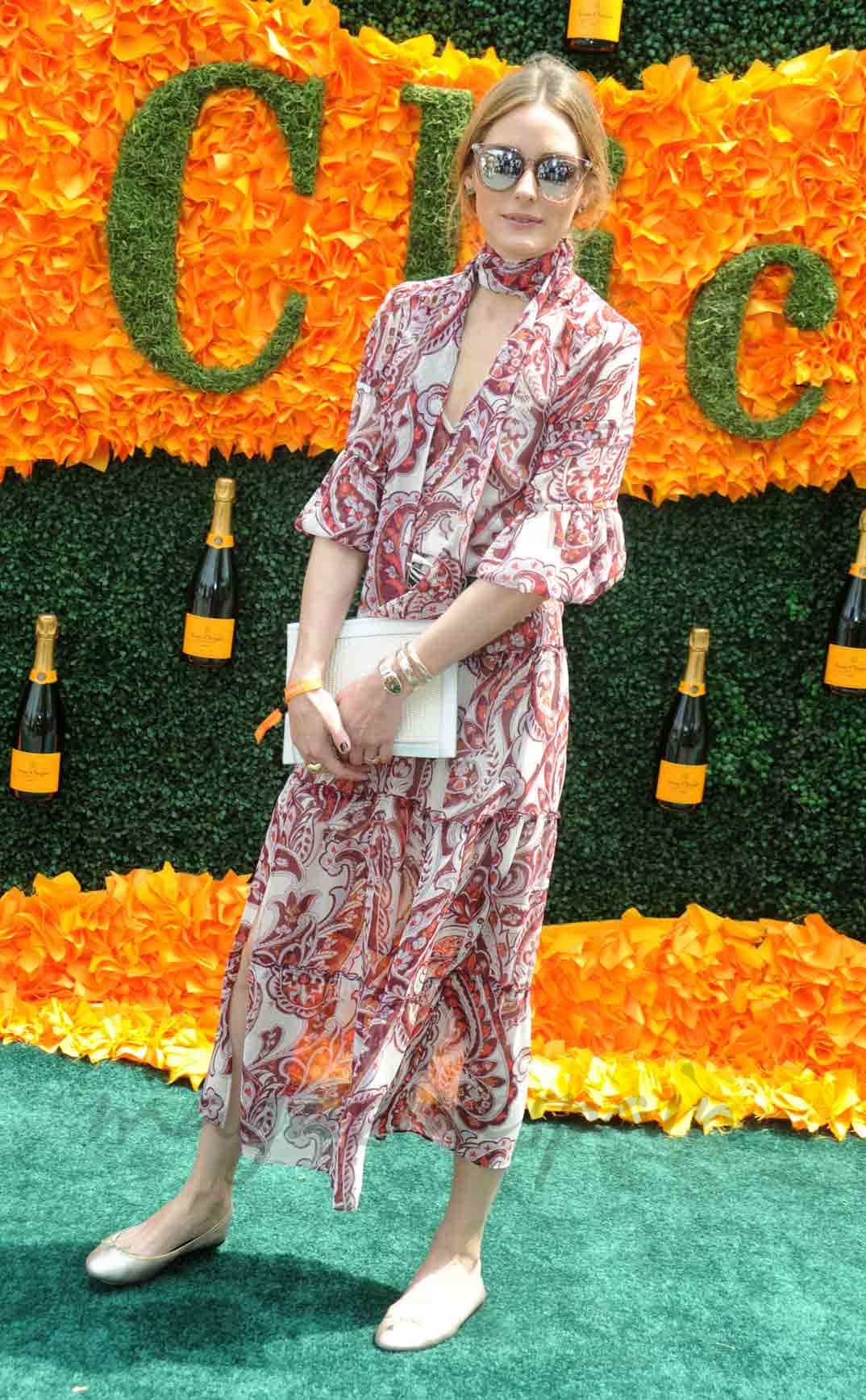 Olivia Palermo en el campeonato veuve clicquot polo en new jersey