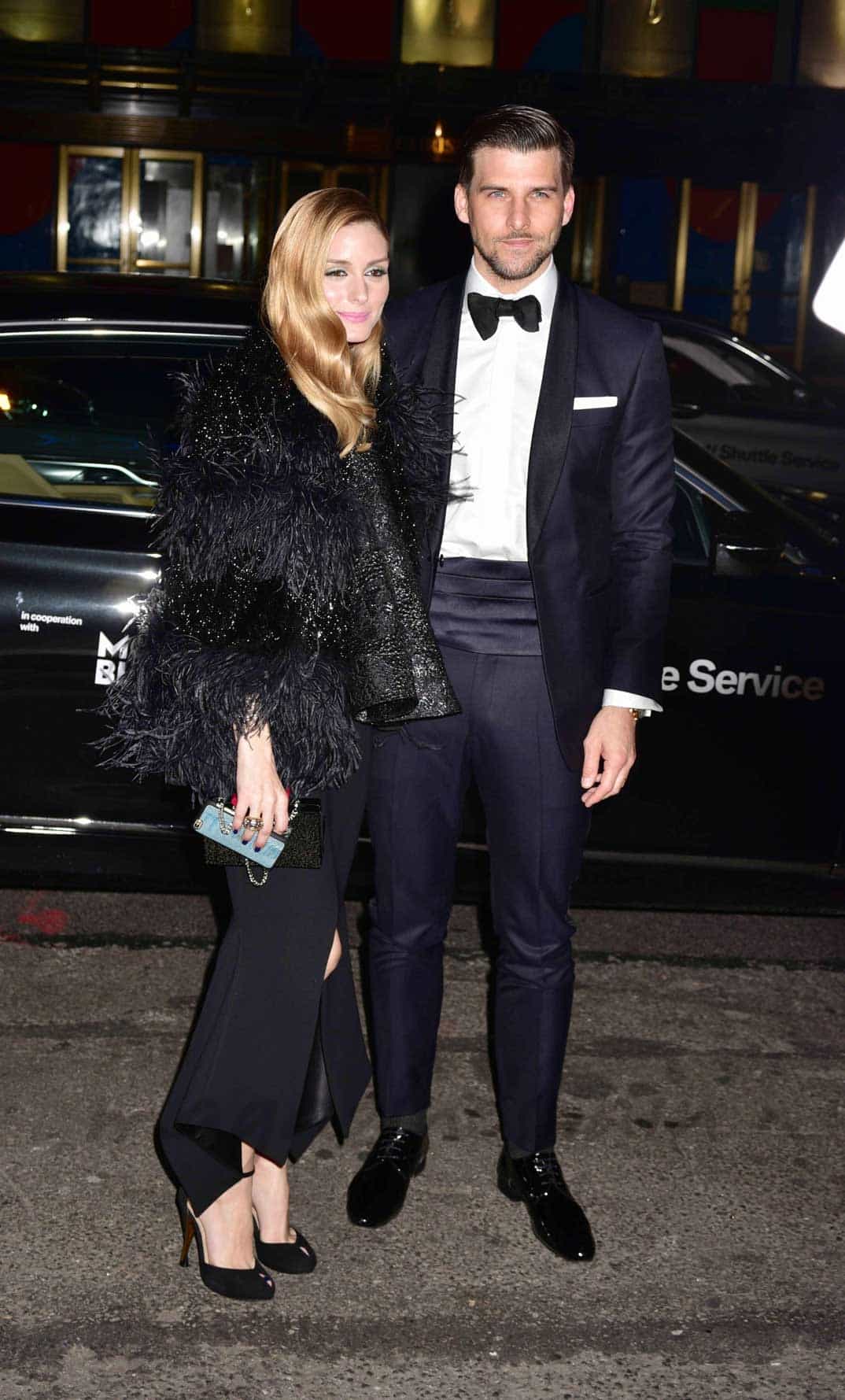 Olivia Palermo y su marido Johannes Huebl