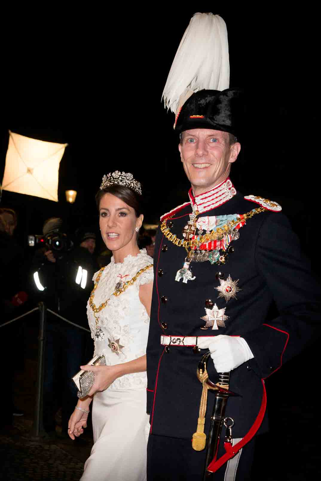 orincipe-joachim-y-marie-de-dinamarca en la cena de gala de ano nuevo