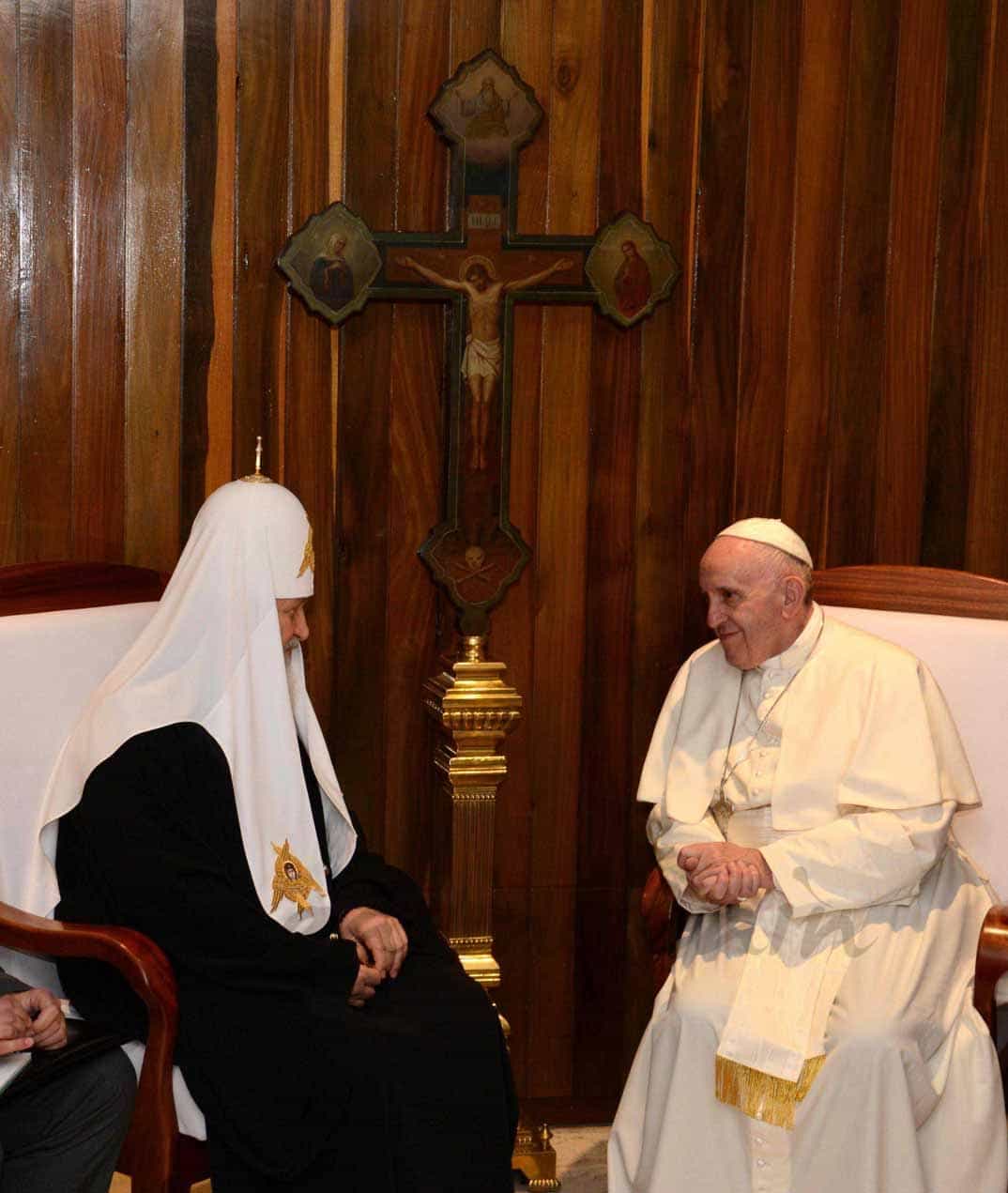 papa-francisco-y-patriarca-ortodoxo-kirill en mejico