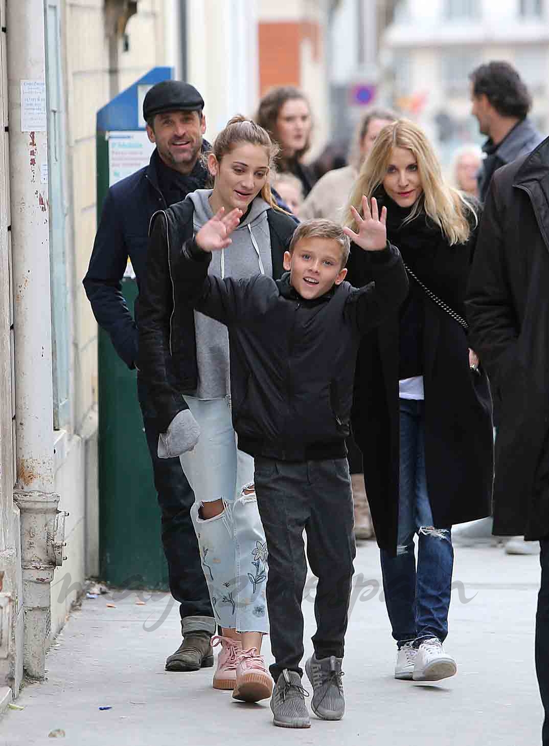 patrick dempsey y familia vacaciones en paris