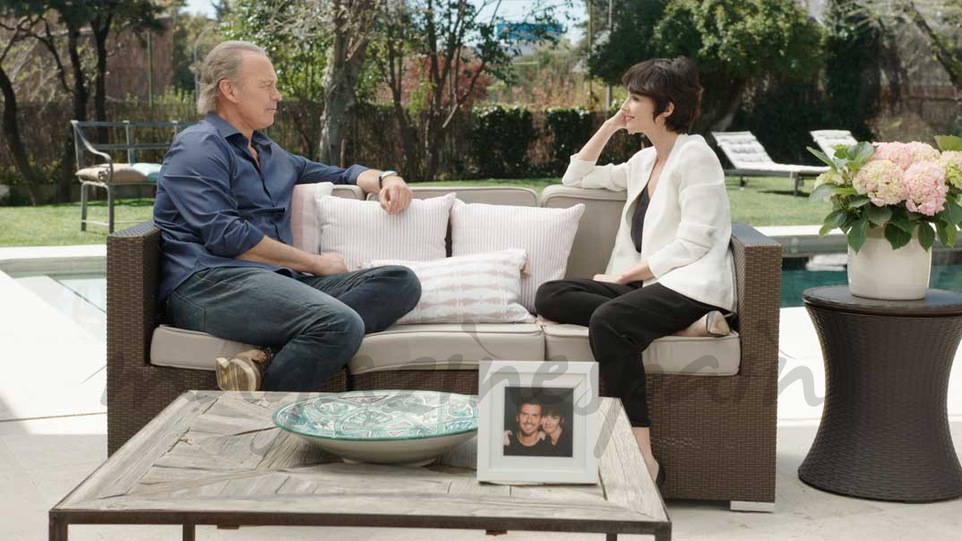 Paz Vega y Jesús Castro con Bertín Osborne en "Mi casa es la tuya" © Mediaset