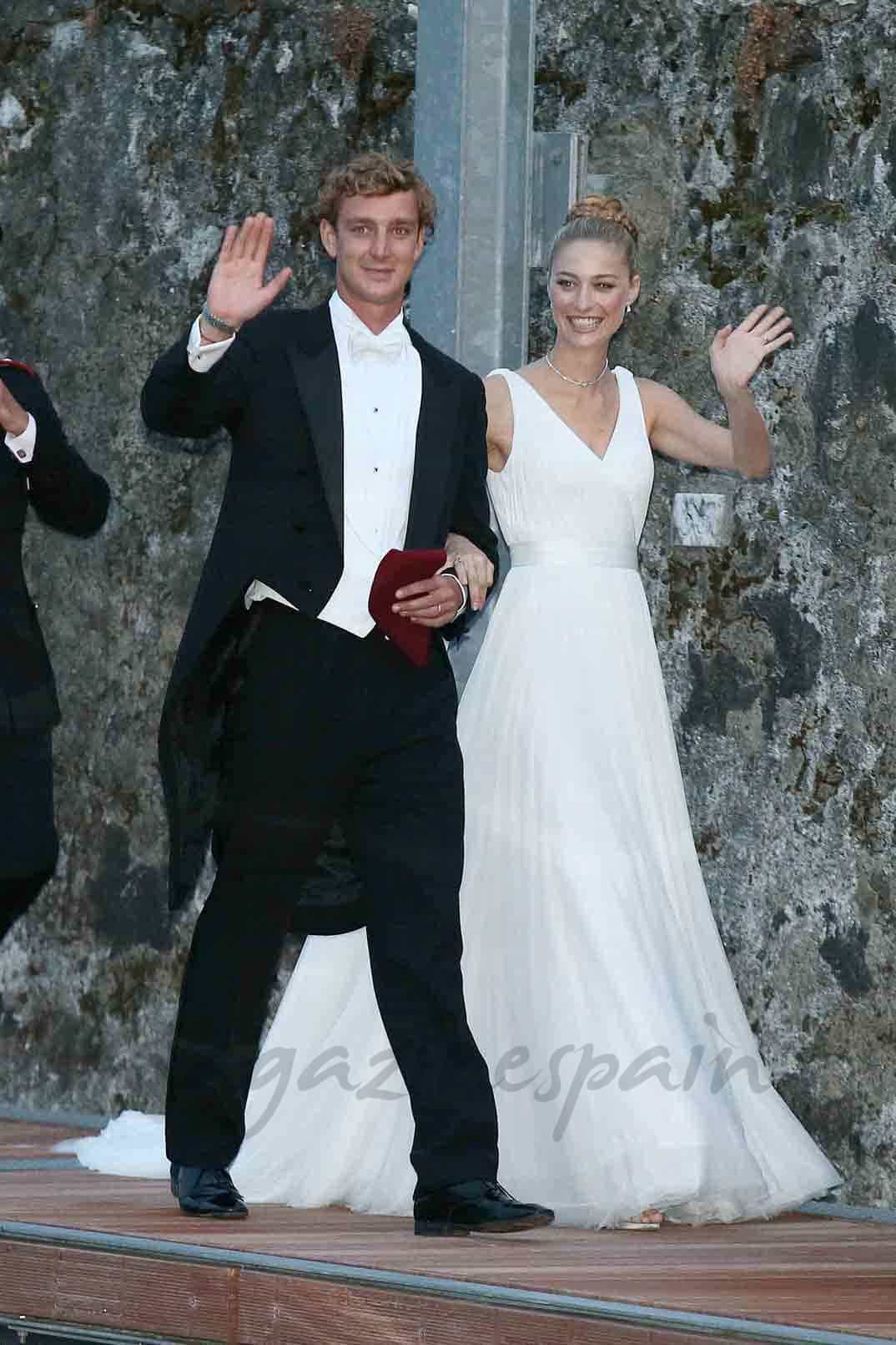 Pierre Casiraghi y Beatrice Borromeo padres