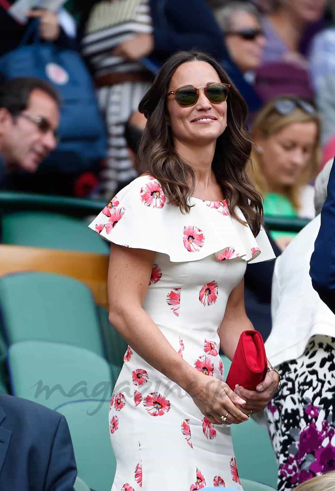 pippa middleton y su hermano en wimbledon