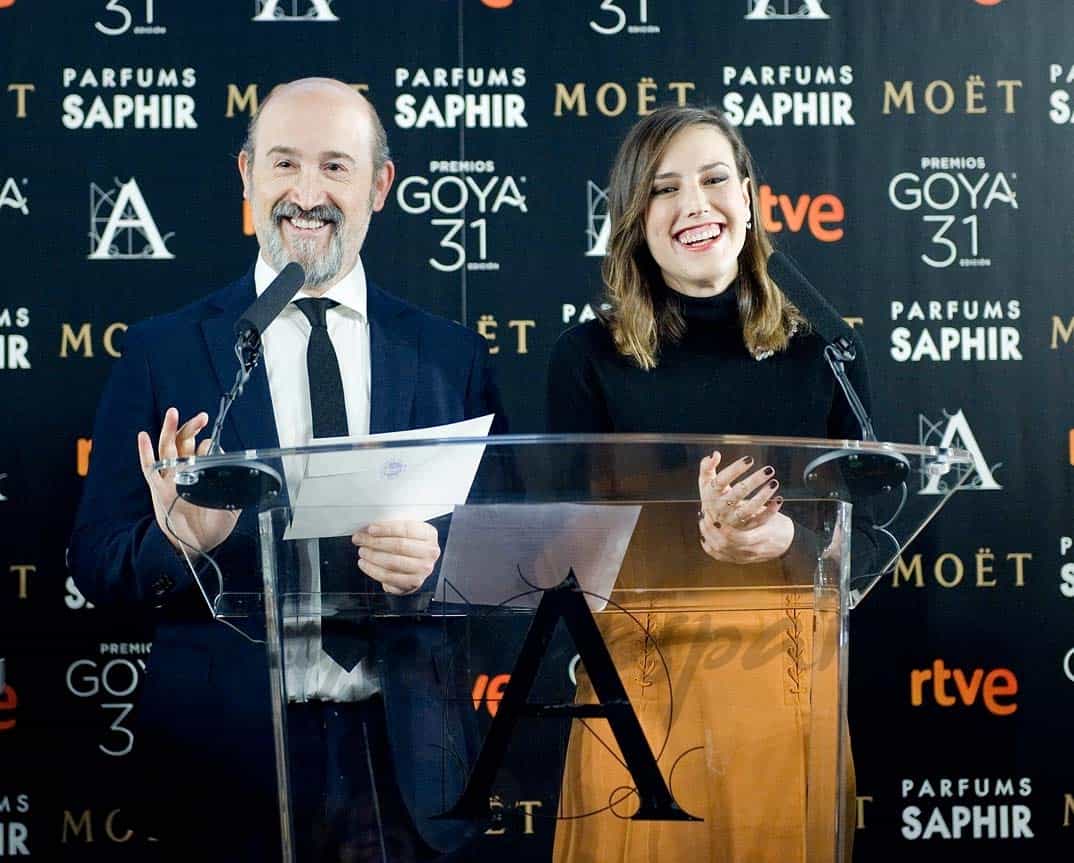 Javier Cámara y Natalia de Molina ©Alberto Ortega - Cortesía de la Academia de Cine