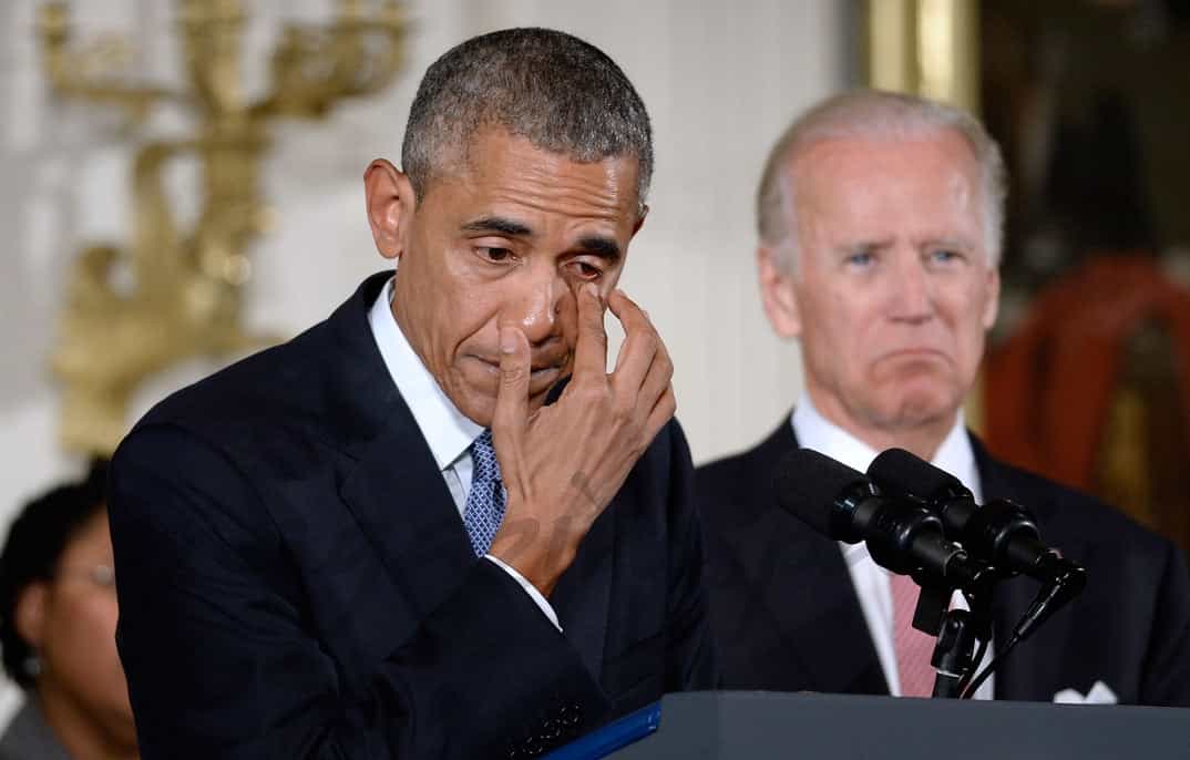 el llanto del presidente obama