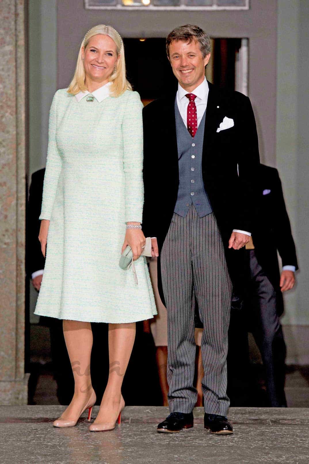 Princesa Mette-Marit y príncipe Federico de Dinamarca