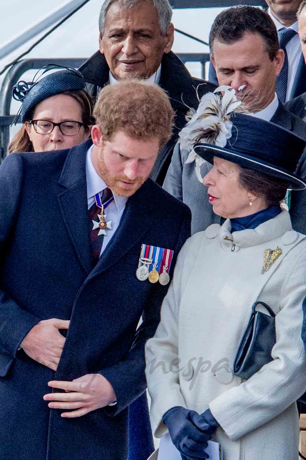 principe harry y princesa margarita en horse guards parade