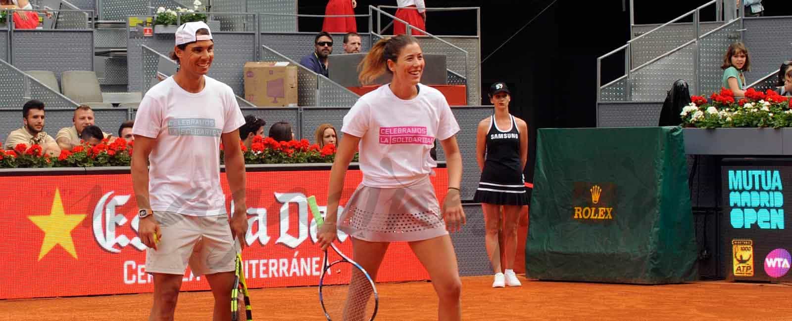 rafa nadal y garbiñe muguruza pareja en los juegos de rio